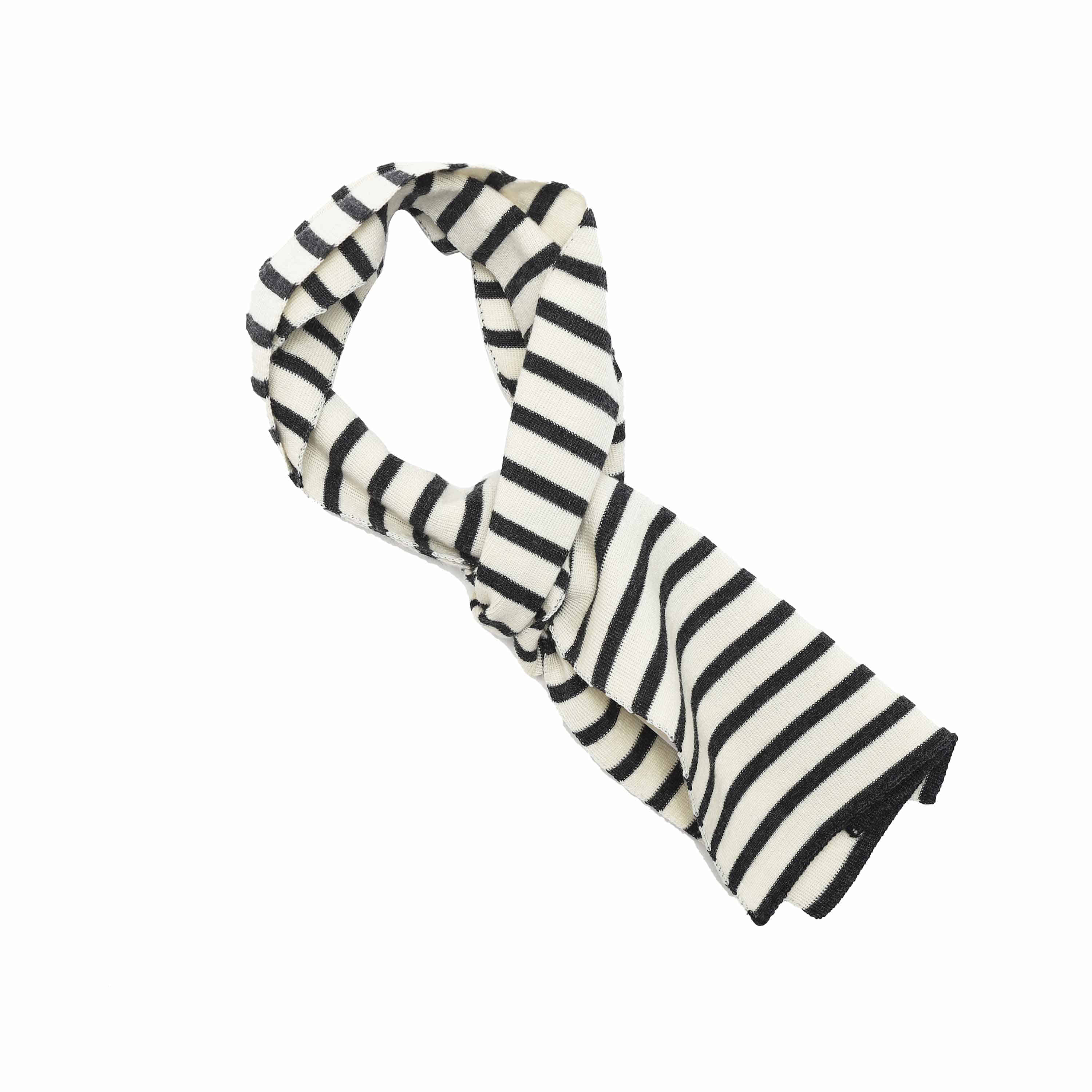 [국내배송] SAINT JAMES SCARF RAYE - ECRU/GRIS 세인트 제임스 스카프 : 블루스맨