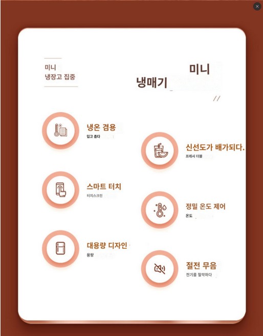Huakoni 냉장고 소형 홈 기숙사 자동차 냉장고 미니 냉장 냉동고 10리터 : Mars Market