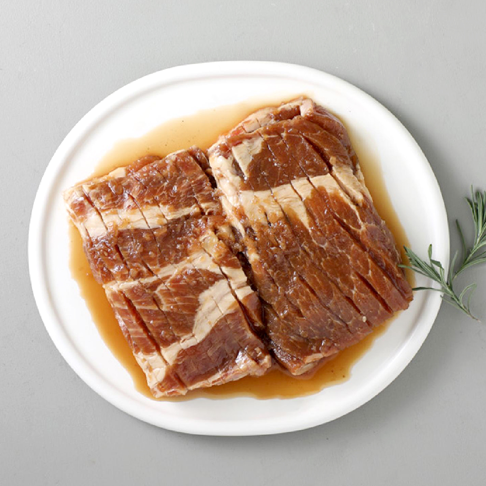 국가대표 허대감왕구이(무뼈) 500g 돼지갈비 캠핑음식 혼밥 집밥 [허대감푸줏간] : 억수르 푸줏간