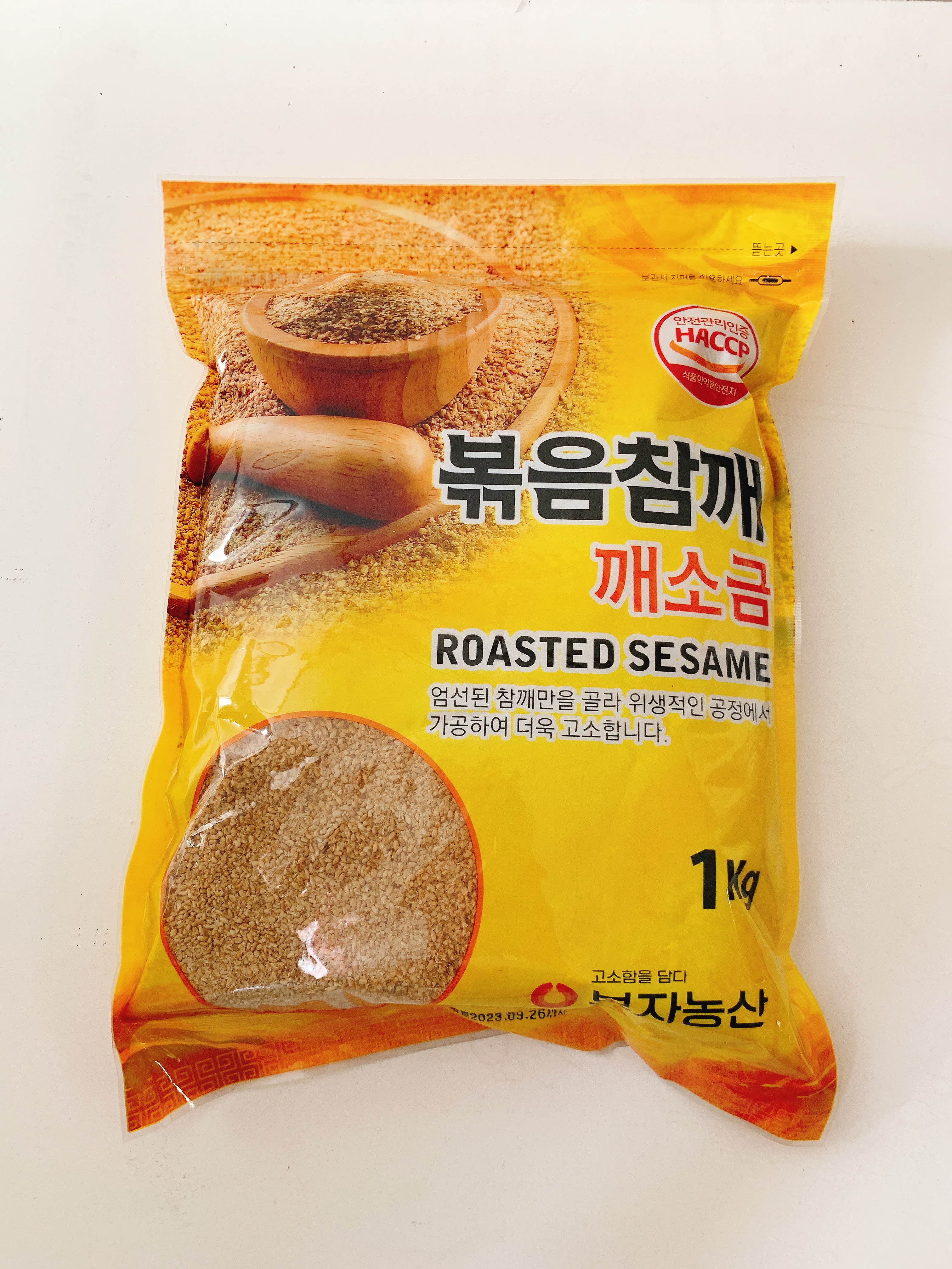 부자농산 볶음참깨 깨소금 1kg : HS도매유통