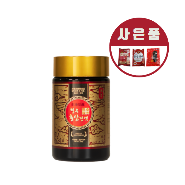 6년근 더 진한 청우 홍삼 진액 240g 1병 : 백년 청우
