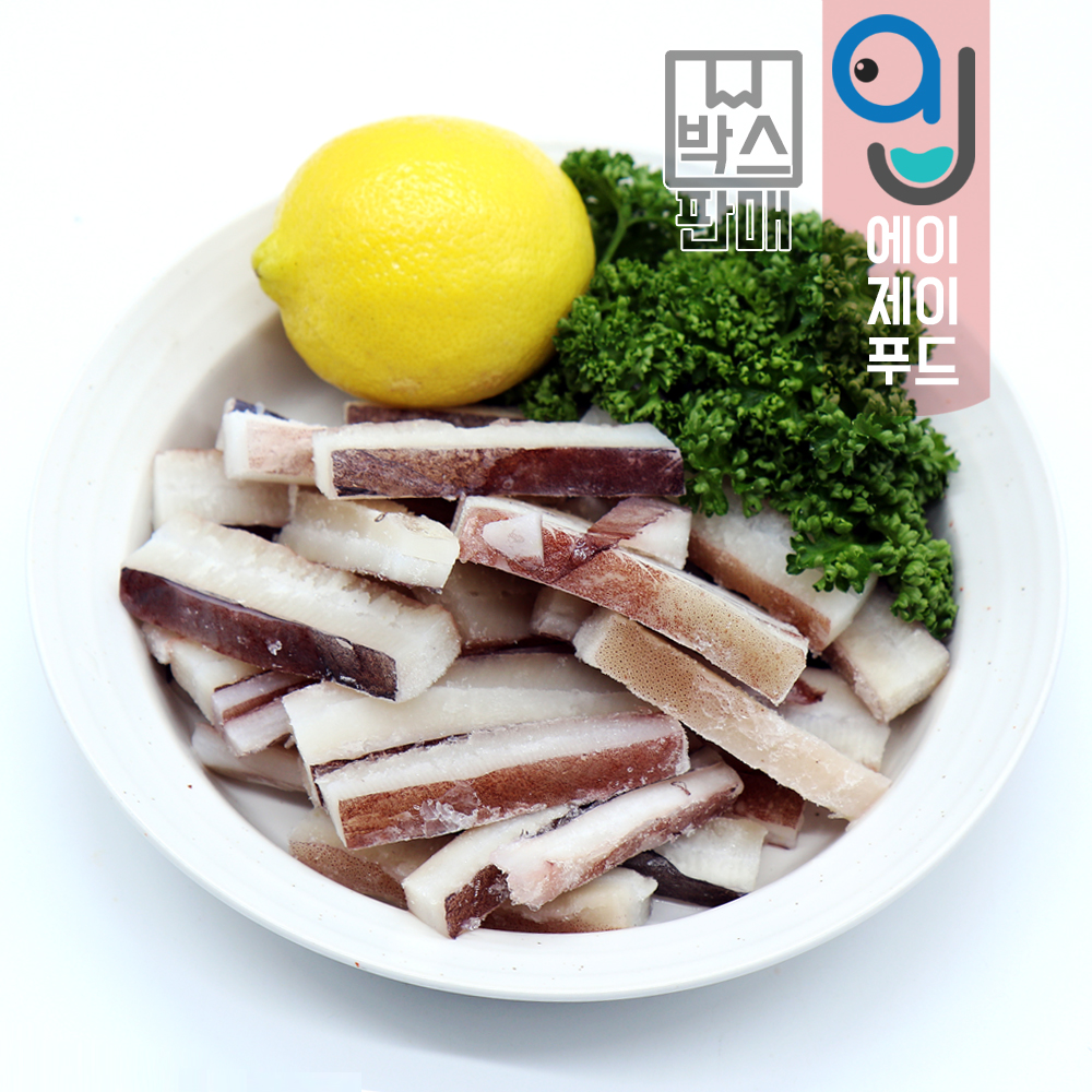 냉동 대왕오징어 귀채 벌크박스 4kg (무라사키 무라사끼 오징어볶음 짬뽕 대용량 업소용) : 에이제이푸드