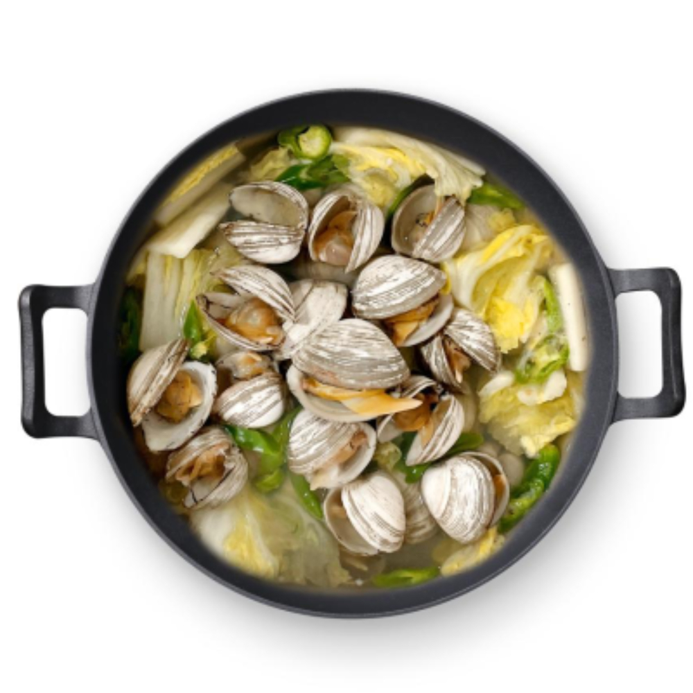 물총칼국수 동죽 조개 칼국수 캠핑 밀키트 2~3인분 : 댈리굿즈