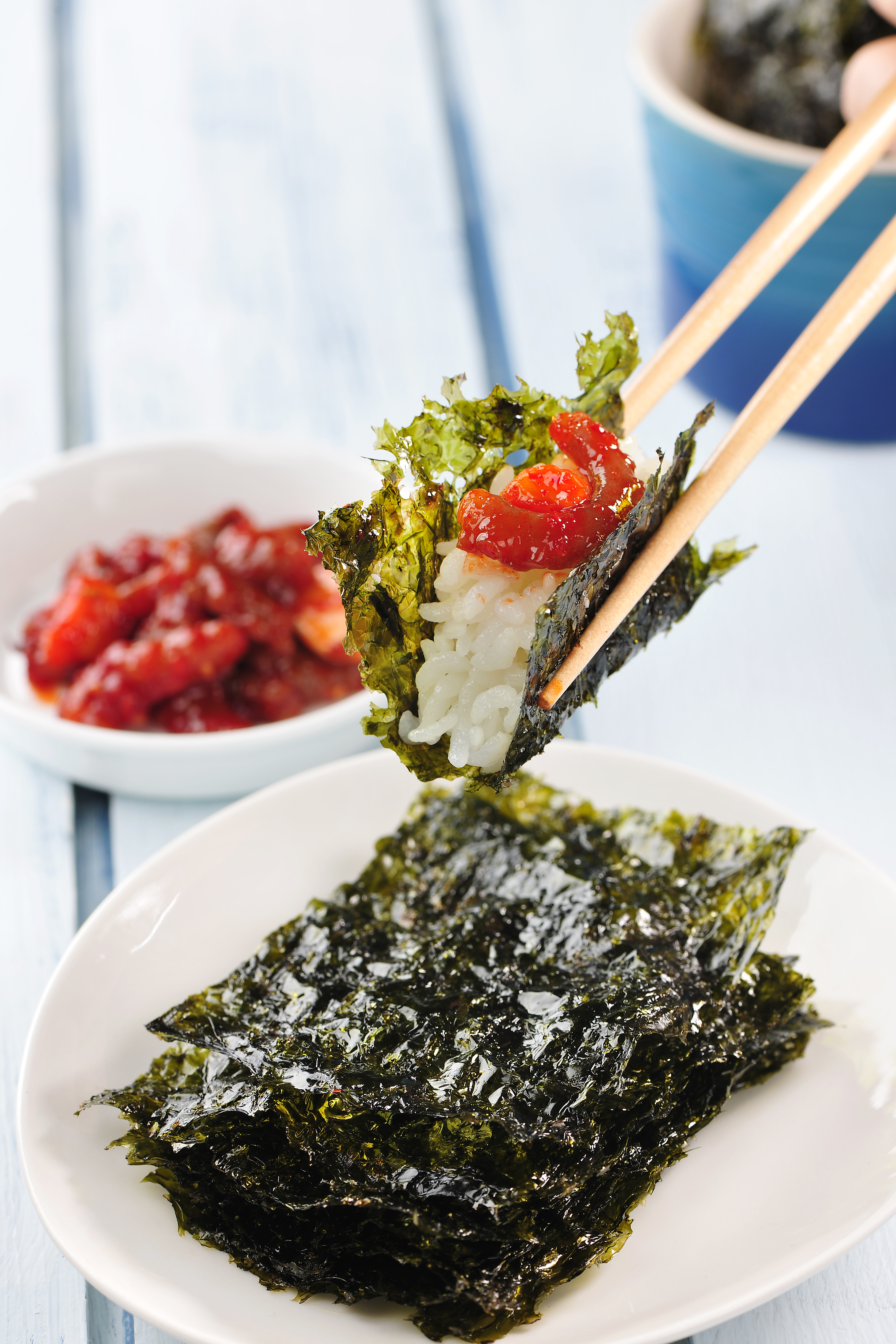 (광천유가네맛김 9호) 곱창돌김 지주식 신안 갯벌  남녀노소 좋아하는 : SANDA STORE