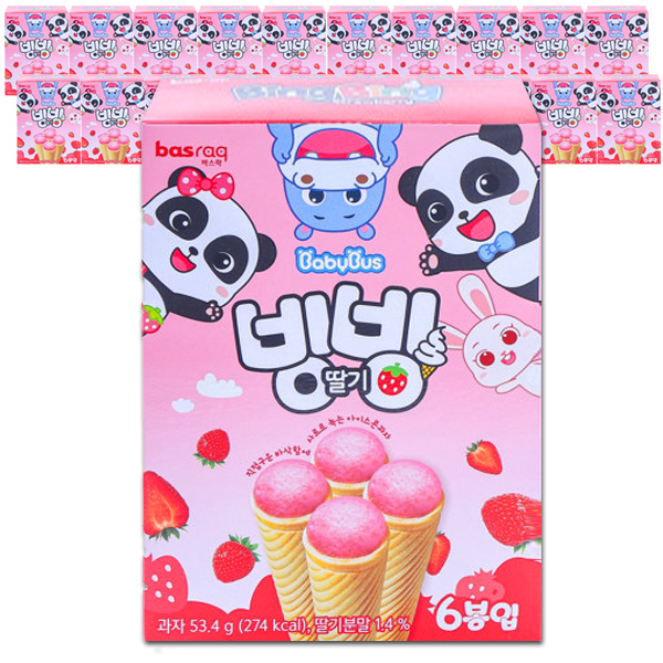 빙빙딸기 53.4gX20개(120개입) : 큐마트솔루션
