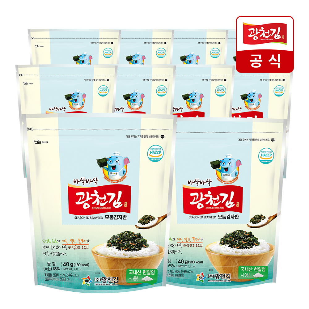 [광천김] 김자반 인기 모음전 / 모둠,야채,아몬드,녹차 : 주식회사 광천김