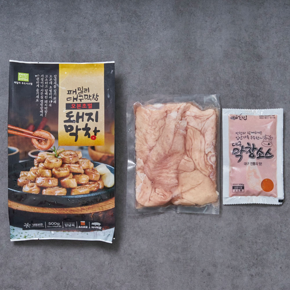 대구 패밀리막창 초벌 대구막창 500g : 고수의집밥