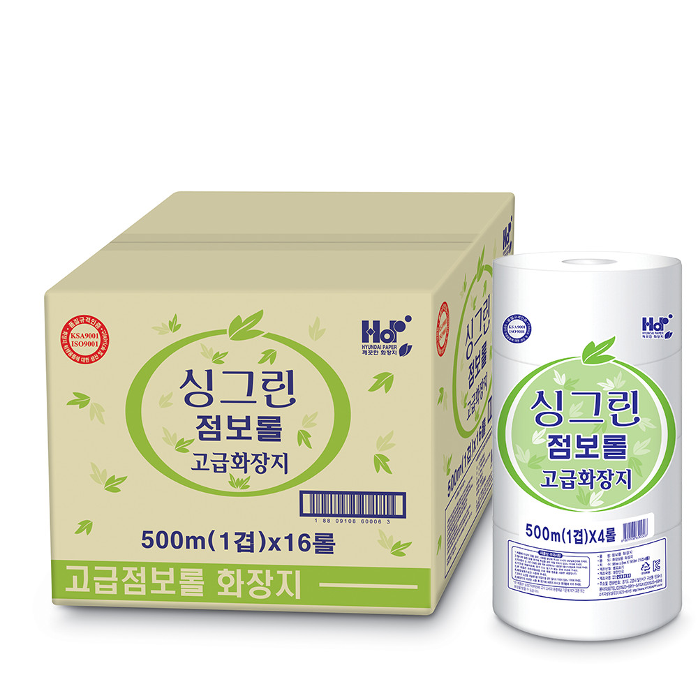 싱그린 점보롤(1겹) 500m 16롤 1Box : LIVINGDAY