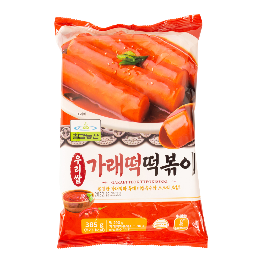 칠갑농산 우리쌀 가래떡떡볶이 385g : 칠갑농산