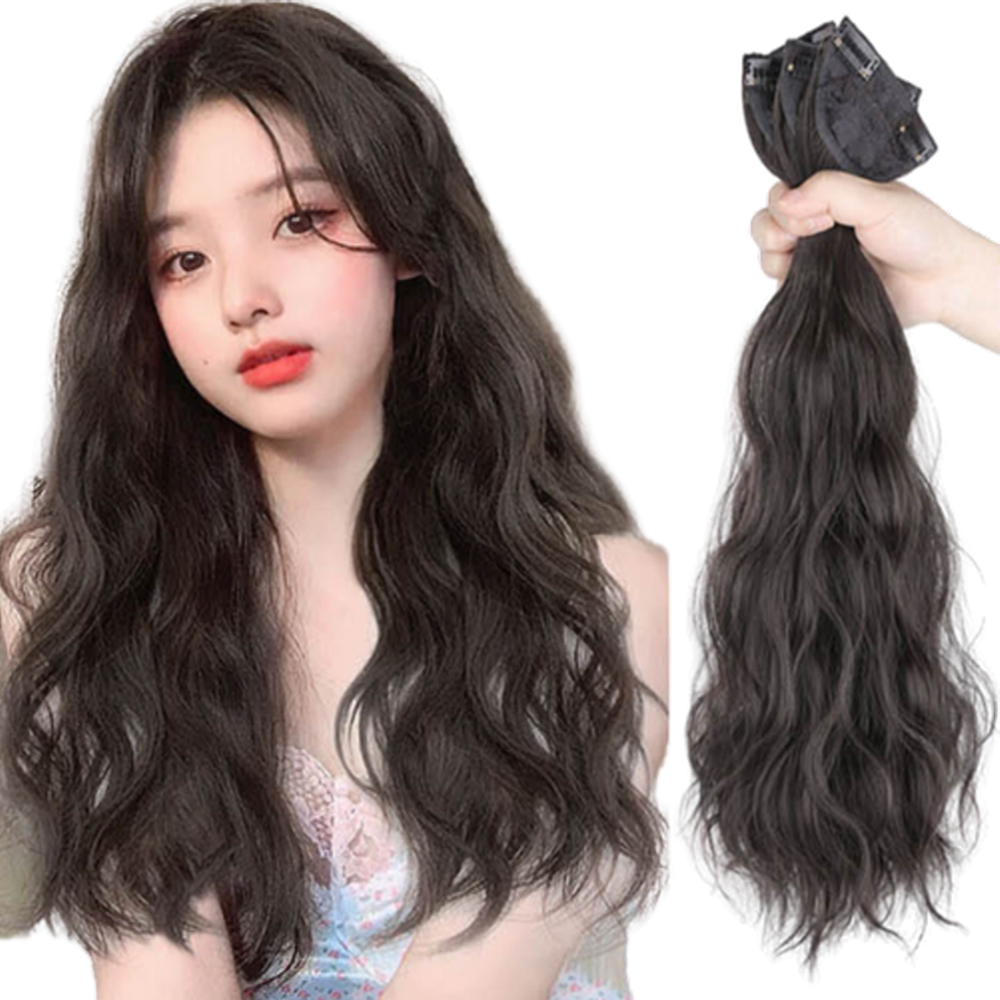 화려한 변신 여성 웨이브 부분 가발 3P : 여유컴퍼니