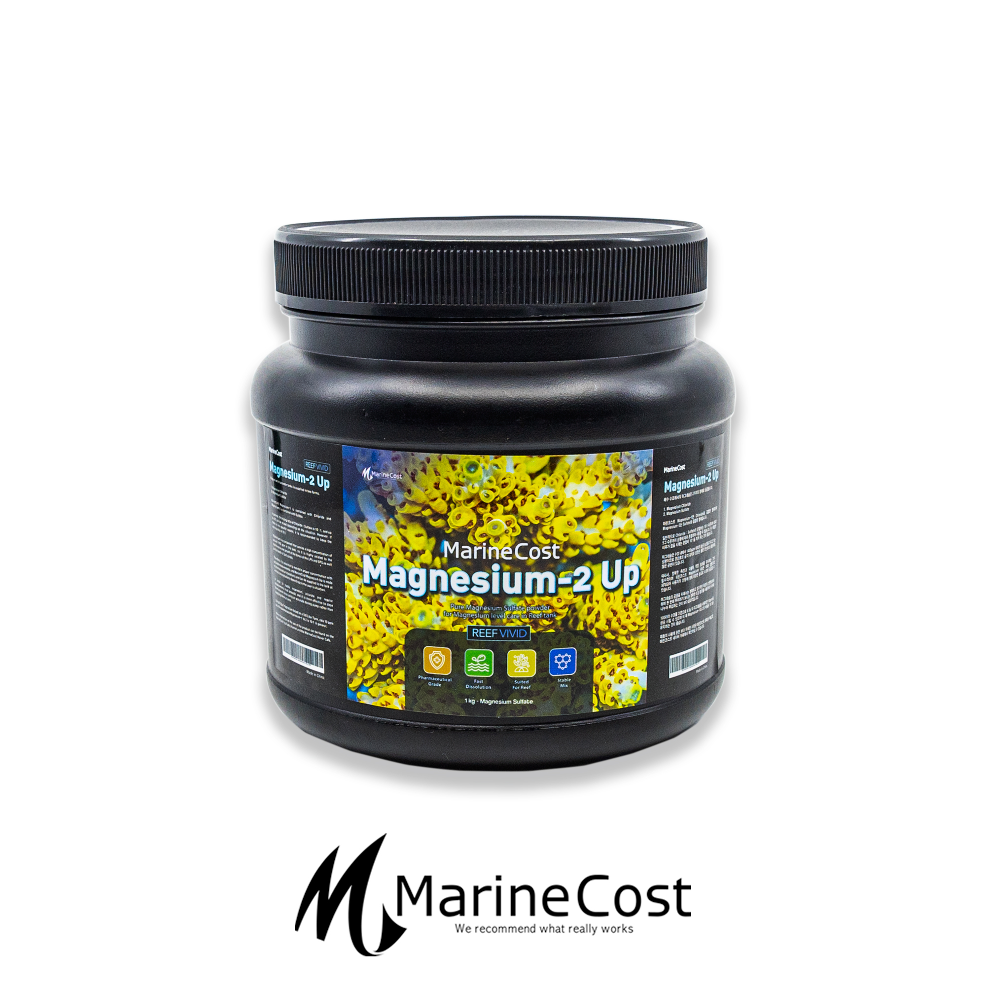 마린코스트 Mg-2 Up - 마그네슘 설페이트 첨가제 분말 - 1kg- 발링 솔트 : 마린코스트 수족관