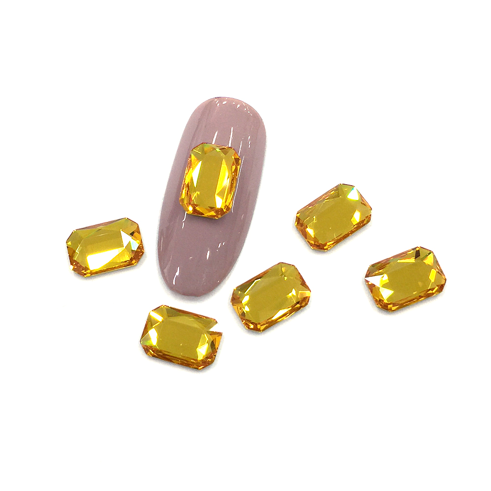오스트리아스톤 2602 에메랄드컷 8x5.5mm 썬플라워 : 네일매니아