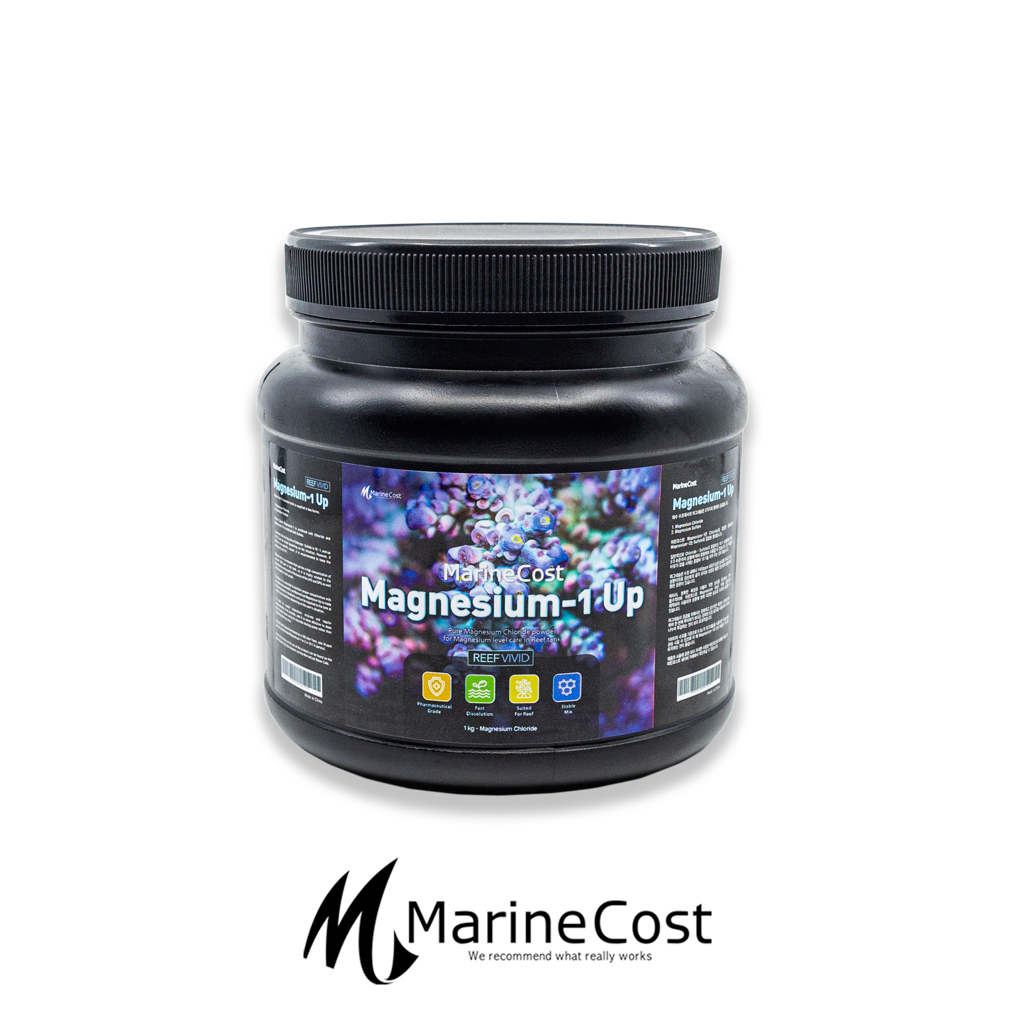 마린코스트 Magnesium-1 Up - 마그네슘 크롤라이드 첨가제 분말 - 1키로 - 발링 솔트-Mg-1 : 마린코스트 수족관
