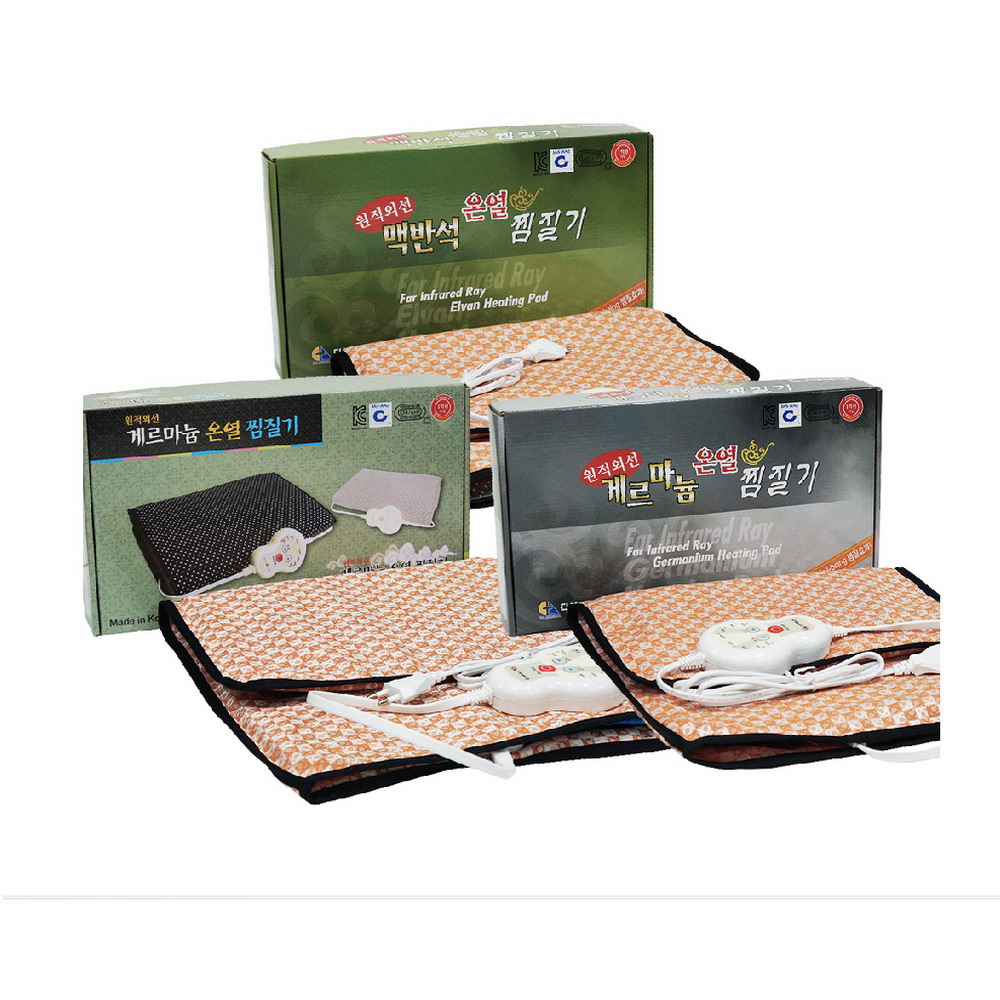 전기 온열 찜질기 3종 옵션 국내생산 실리콘열선 허리 찜질매트 발 온열기 배 온찜질기 무릎 : 로보틱케어