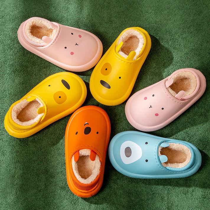 마리오 애니멀 털슬리퍼 무소음 실내화 거실화 겨울 양털 슬리퍼 귀여운 홈 어린이 : DYCOMMERCE