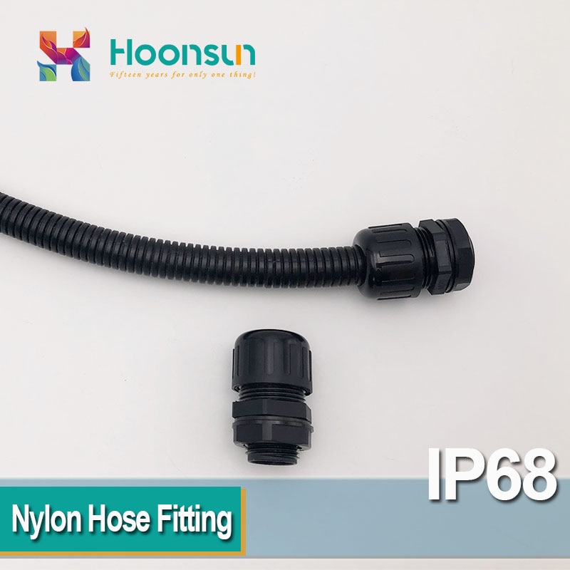 연한 골판지 파이프 케이블 글 랜드 IP68 플스틱 호스 피팅에 10 pcs PG29 AD34.5 나일론 커넥터 : 친절한 9대씨