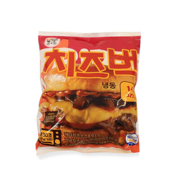 대신 치즈벅 냉동햄버거빵 140g x 10개 : 빅보이유통