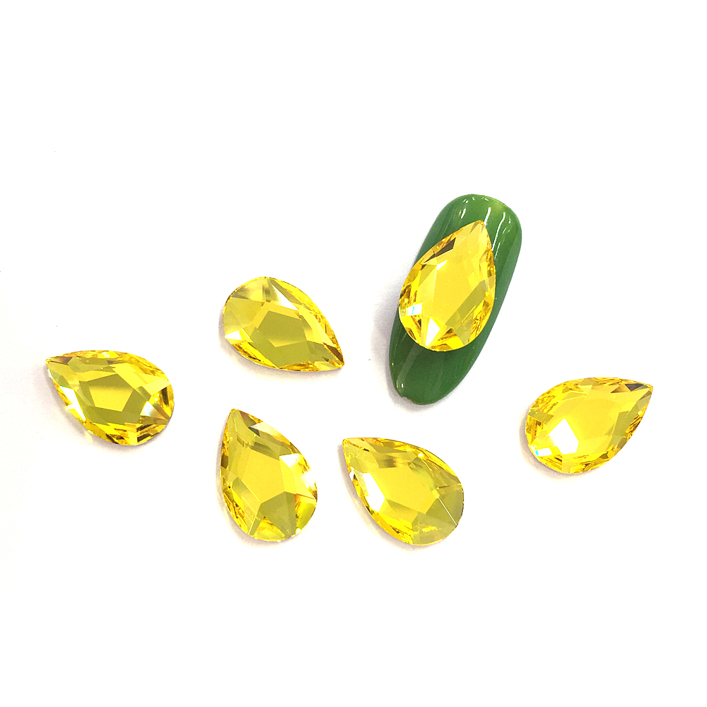 오스트리아스톤 2303 물방울 9x14mm 시트린 네일스톤 파츠 : 네일매니아