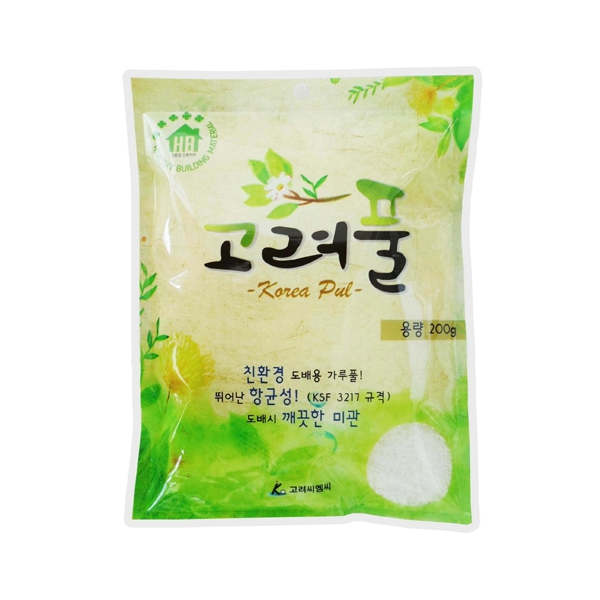 친환경 가루풀 고려풀 200g 벽지풀 도배풀 고려씨엠씨 : 주현인테리어