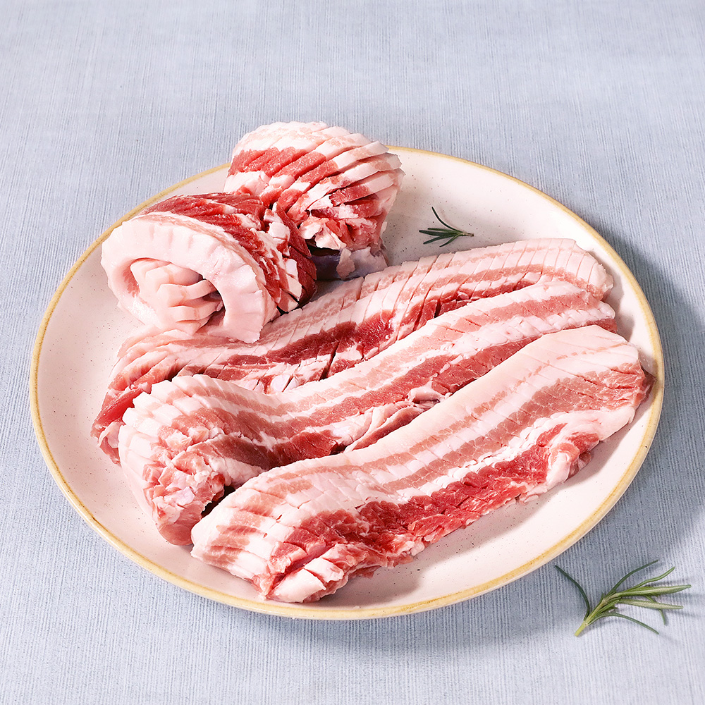 삼겹살 벌집 대패 통 냉동 삼겹살 항정살 갈매기살 등갈비 목살 이베리코 캠핑 음식 : 푸드 장