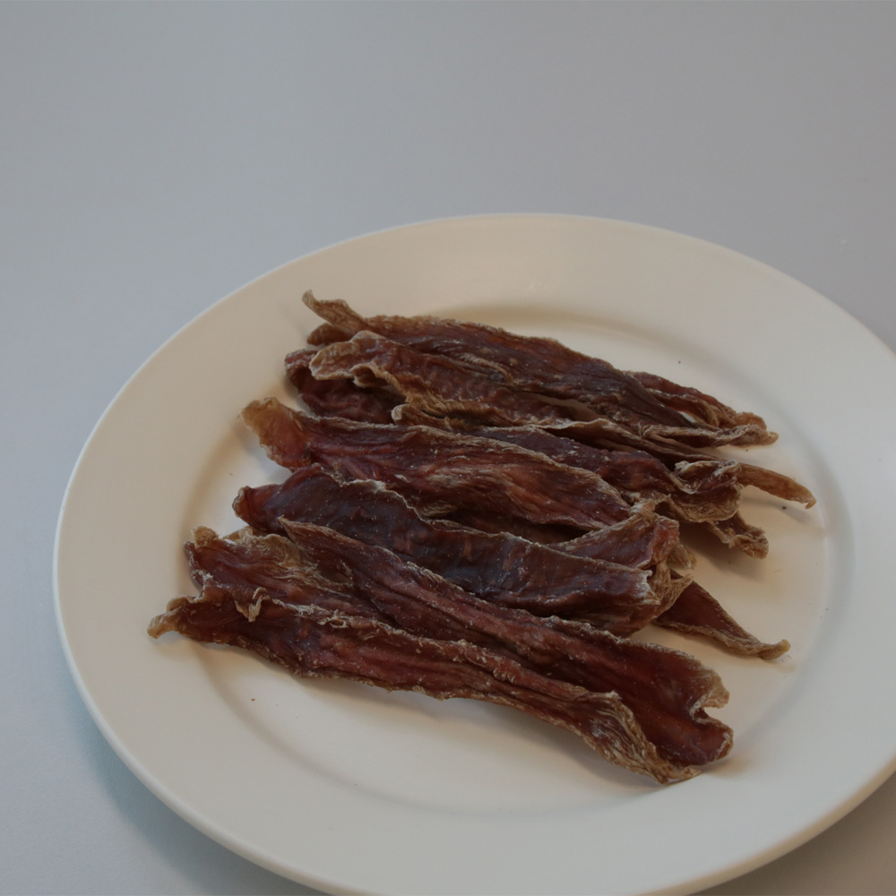 오밀오밀 강아지수제간식 저칼로리 보양식 다이어트 육포 오리안심, 50g, 2개 : 오밀오밀