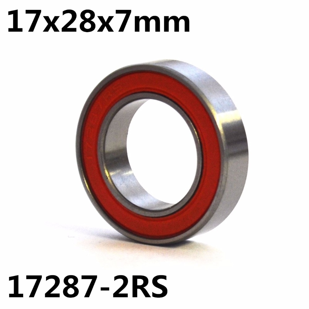 베어링 미니어쳐베어링  1pcs MR17287-2RS 17x28x7mm GCR15 볼 자전거 바퀴 하단 브래킷 수리 : 만물자재상