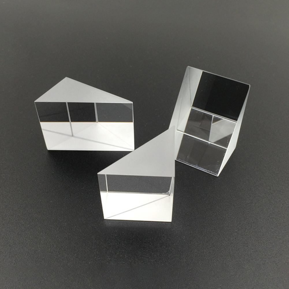 삼각프리즘 프리즘 과학프리즘  10mm x 광학 유리 삼각형 직각 이등막 렌즈 K9 재료 테스트 장비 15 : 만물자재상