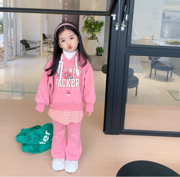 여아 상하복 키즈 아기 유아옷 후드 핑크 상하세트 여아등원룩 자매룩 : 여우별아동복