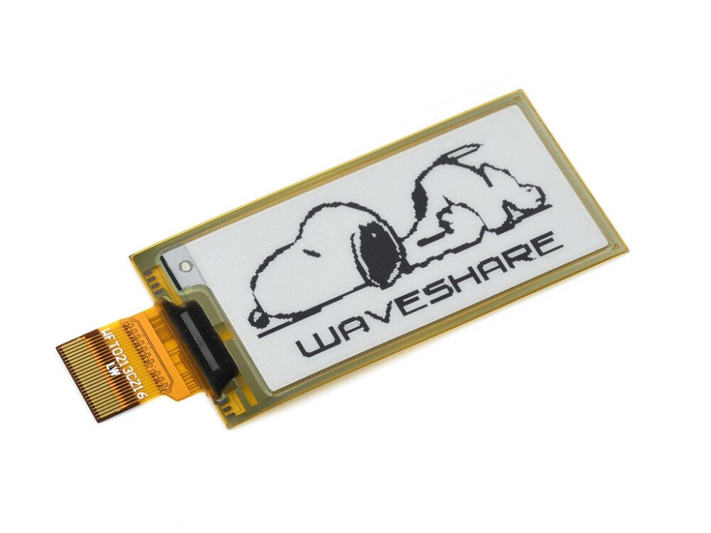 213inch Flexible E-Ink Display HAT for Raspberry Pi Black,White Dual-Color Communic[B00057563] : 제이디넷1