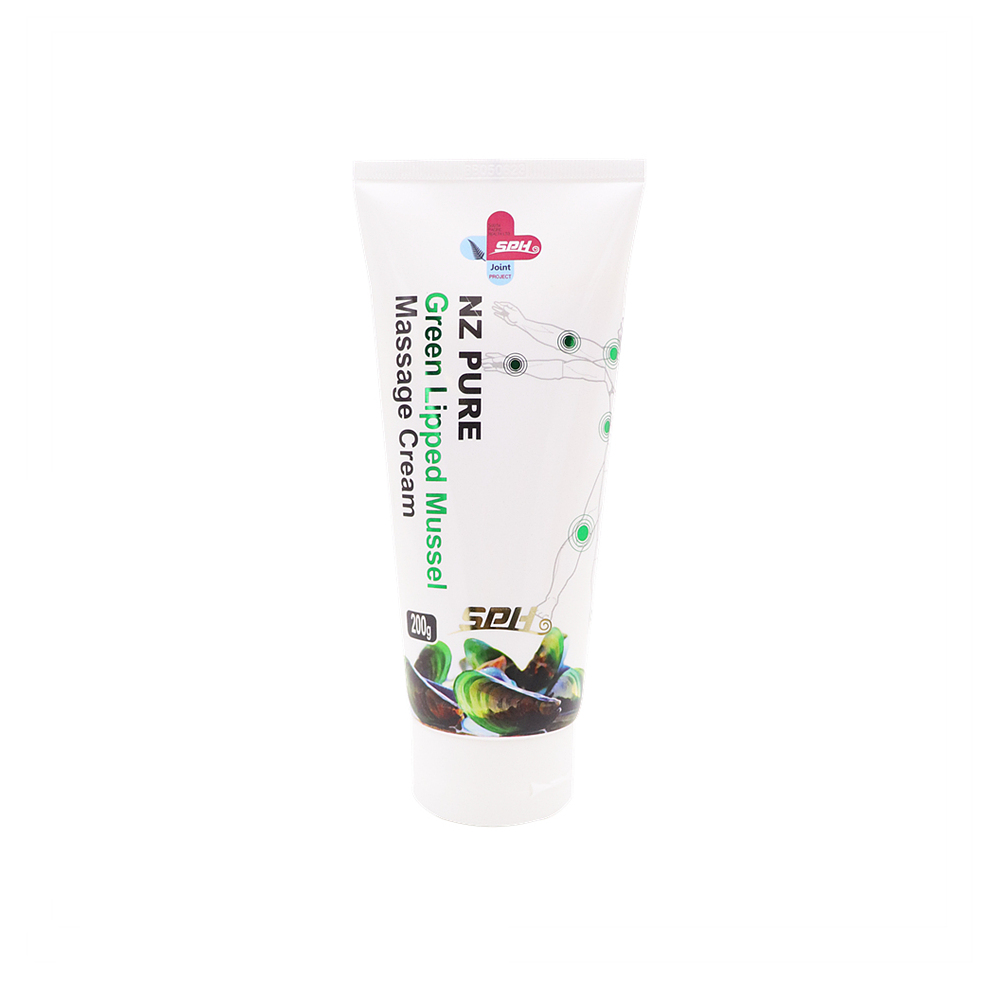 SPH 에스피에이치 뉴질랜드 초록입홍합 마사지 크림 Green Mussel Massage Cream 200g 4팩 : 올인글로벌