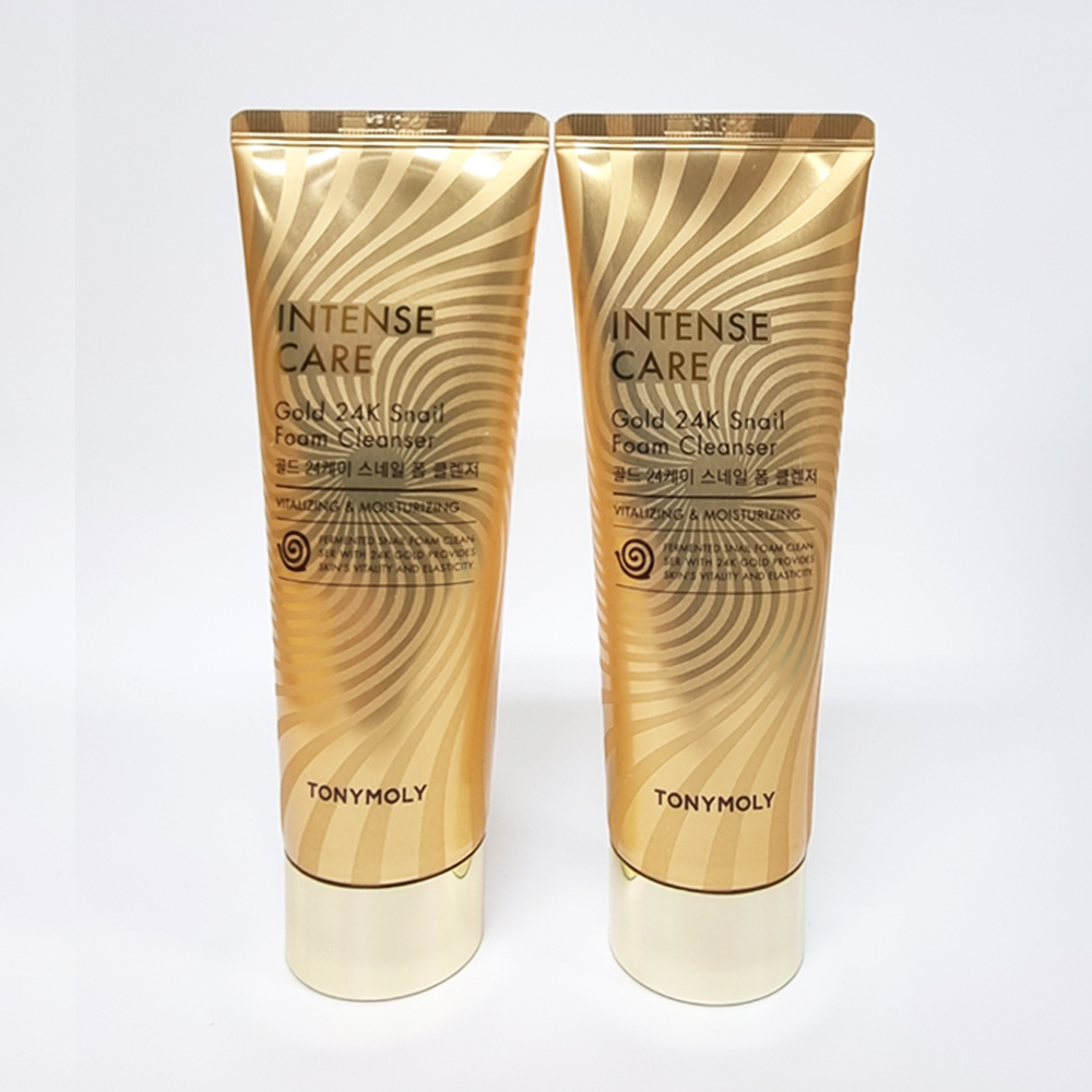 토니모리 인텐스 케어 골드24K 스네일 폼 클렌저 150ml x2개 : 피부야피부야