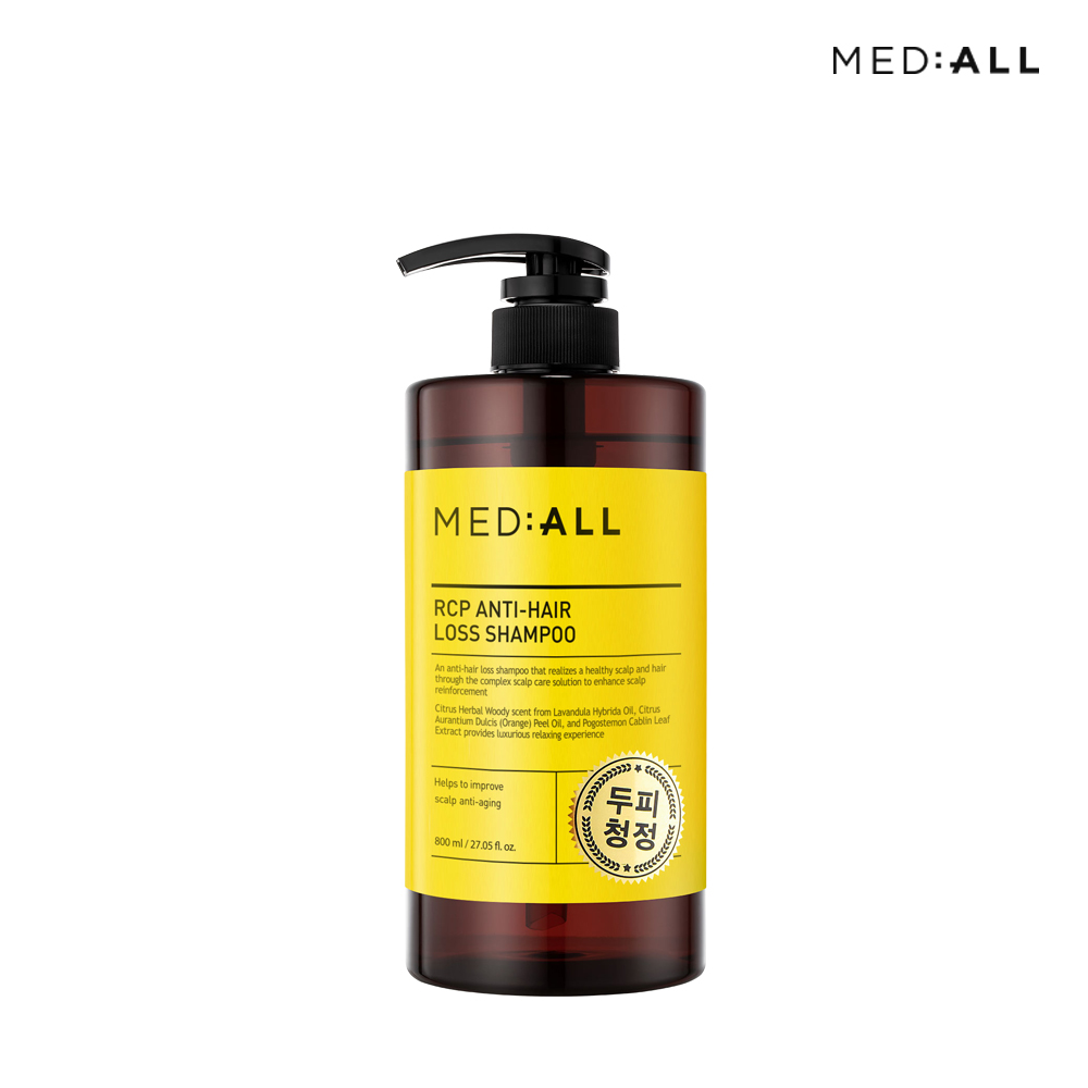 메디올 두피청정 샴푸 우디향 탈모완화 800ml 1개 : 엠투코스