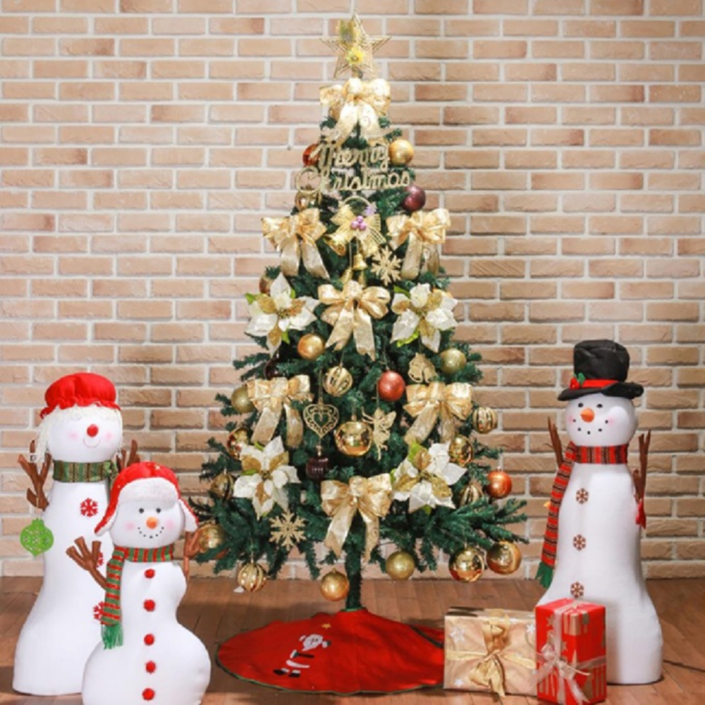 은행 금빛리본장식 참한 X-mas 트리 완제세트 대형 가정 교회 : 르봉상점