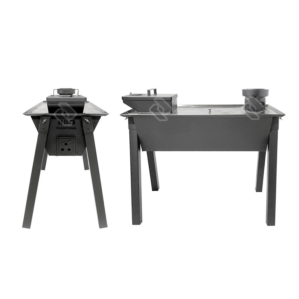 바베큐그릴 난로 와이드 BBQ 숯불 직화 바비큐 캠핑 화로대 태형산업 TH550 : SH에스에이치유통