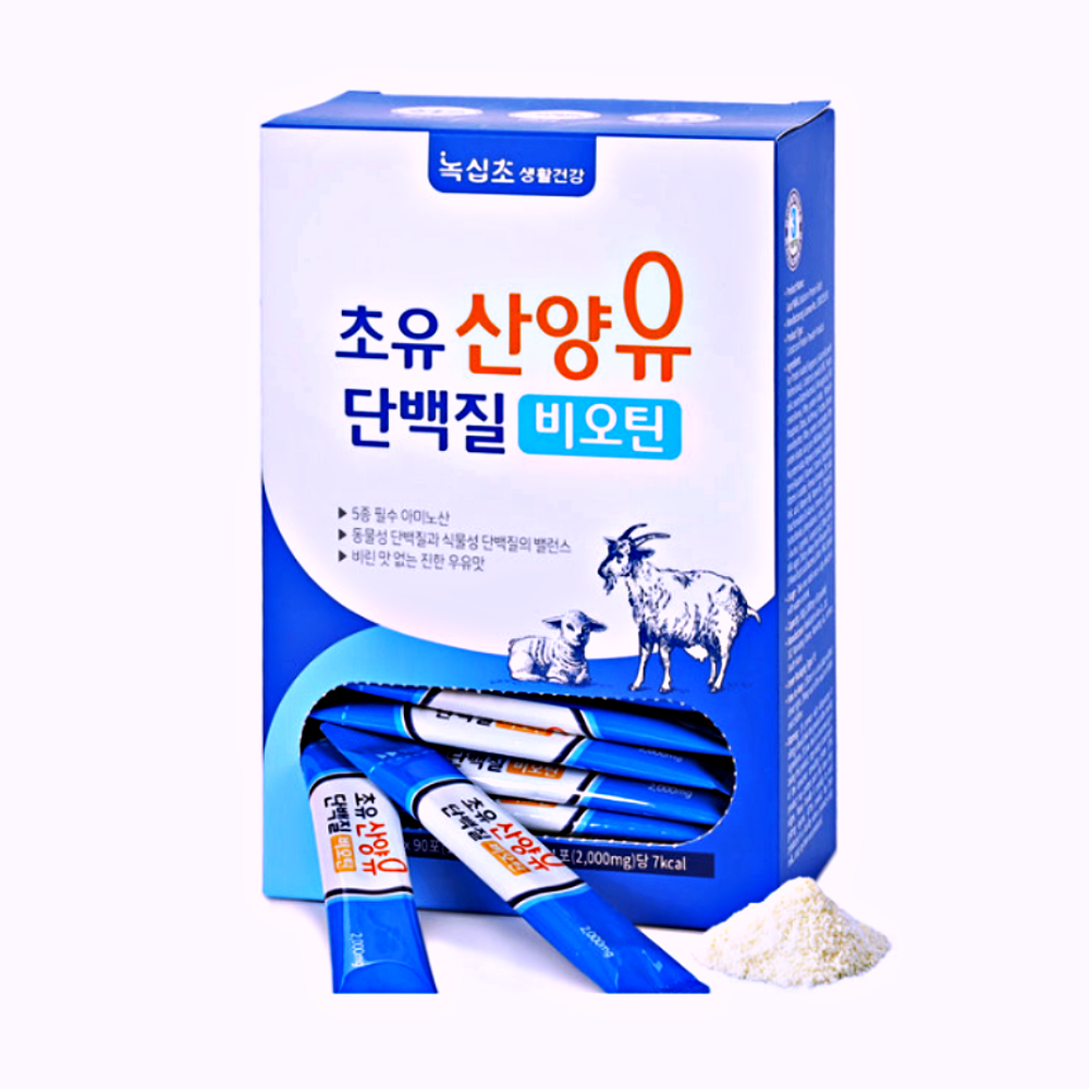 녹십초 초유 산양유 단백질 비오틴 90포 : 휘게스톤