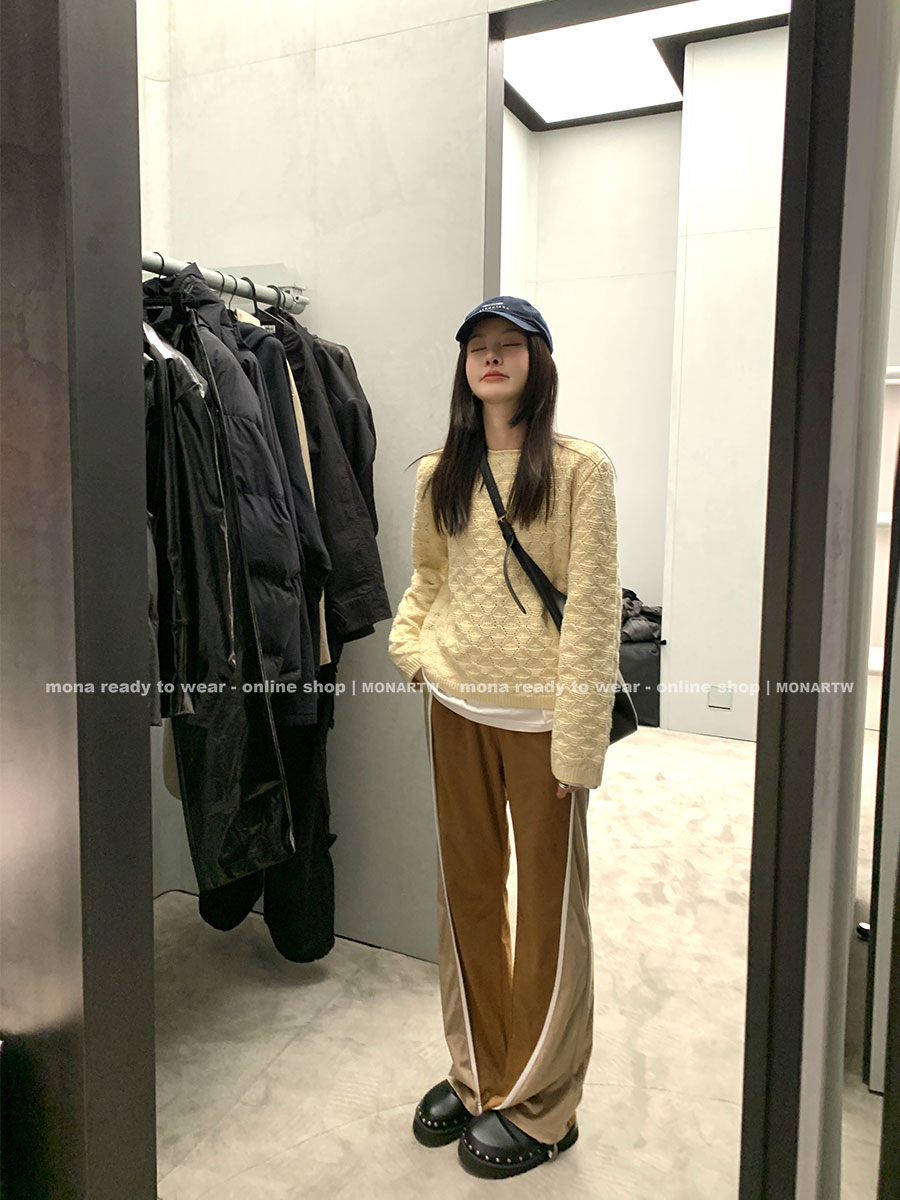 (2 color) 벨벳 슬림 투파트 팬츠 : LNC
