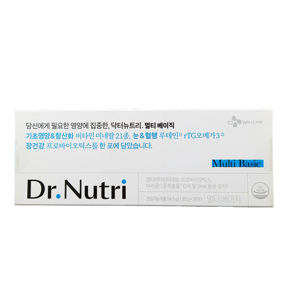닥터뉴트리 멀티 베이직 1.82g x 30포 : 주식회사 나르샤