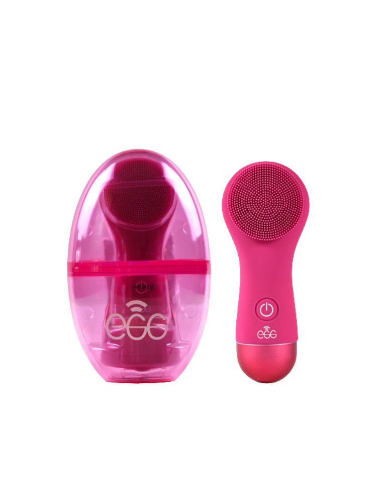 에이뷰티 에그디바이스2 핫핑크 진동 전동 클렌저 클렌징디바이스 뷰티디바이스 피부마사지기 : A-beauty