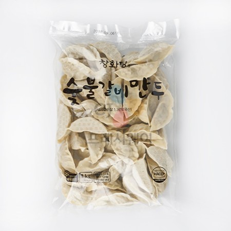 창화당 숯불갈비만두 20gx50입 1Kg : 오드리몰마켓