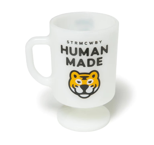 일본 휴먼메이드 머그컵 HUMAN MADE GLASS PEDESTAL MUG : 바이셀 도쿄