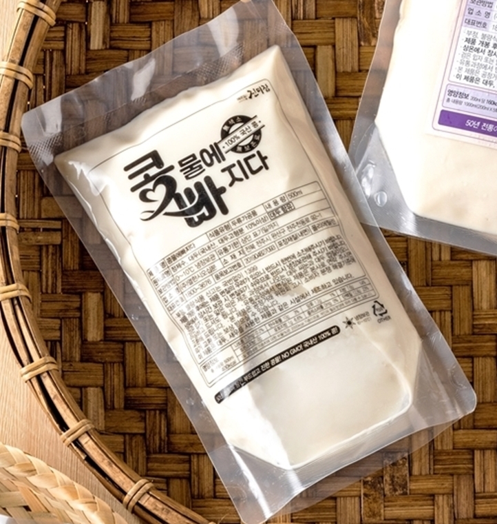 메르밀진미집 콩물 500ml  크림 진한 국산 건강한 콩국물 두유 콩 : 메르밀진미집