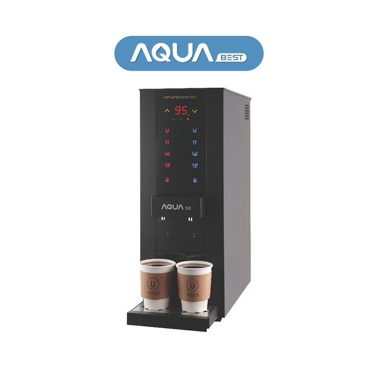 AQUA 아쿠아 핫디스펜서 S9 자동 온정수기 듀얼코크 : 커피트레이더스 대구