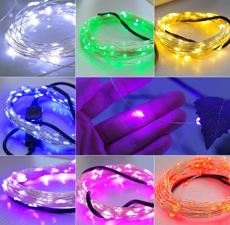 USB LED 케이블 크리스마스 조명 / 케이블길이 10M / 트리 장식 / 대전 세종 충남 남강네트워크전산 : 남강네트워크전산