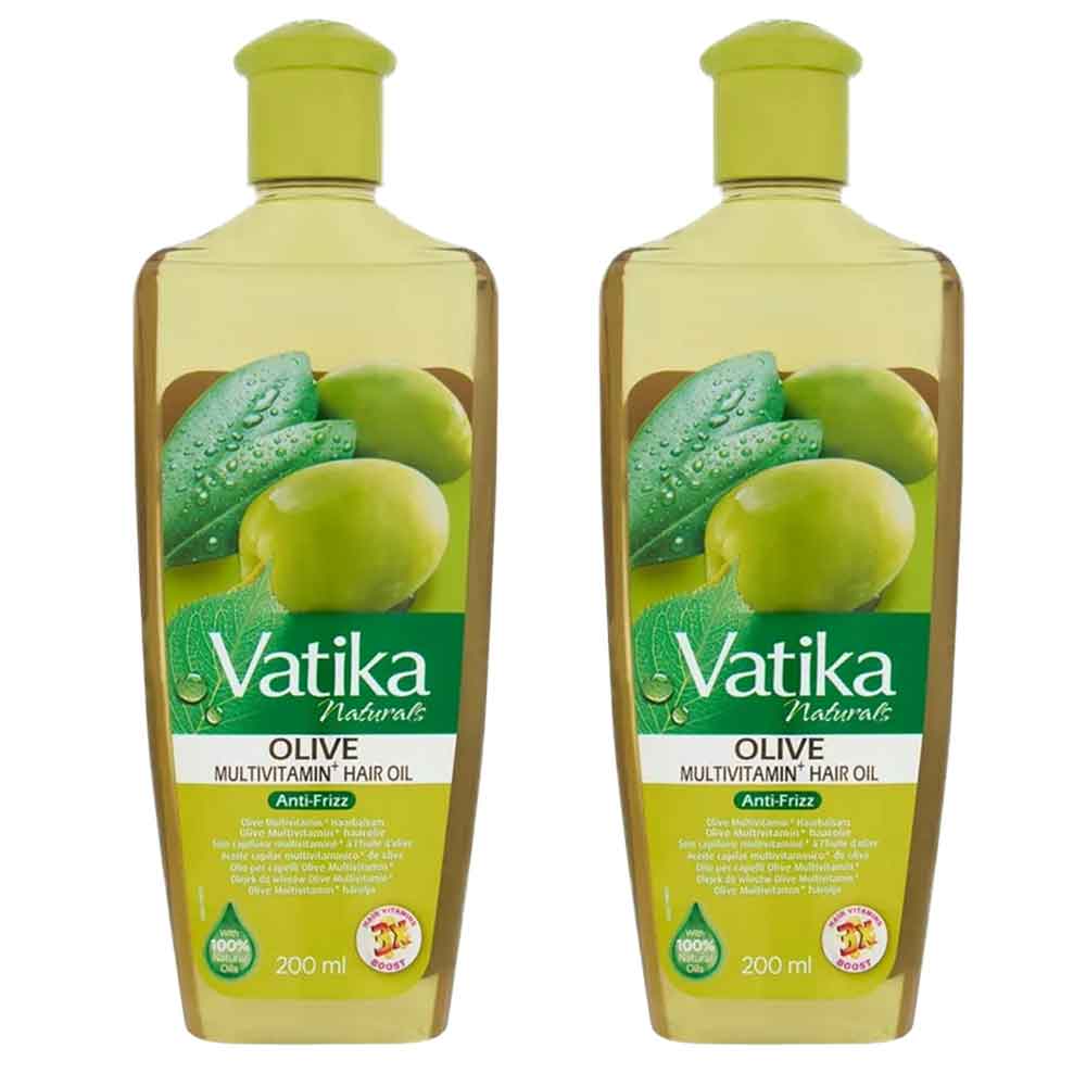 Vatika Naturals Olive Multivitamin Hair Oil 바티카 올리브 헤어 오일 200ml 2팩 : 에어바잉