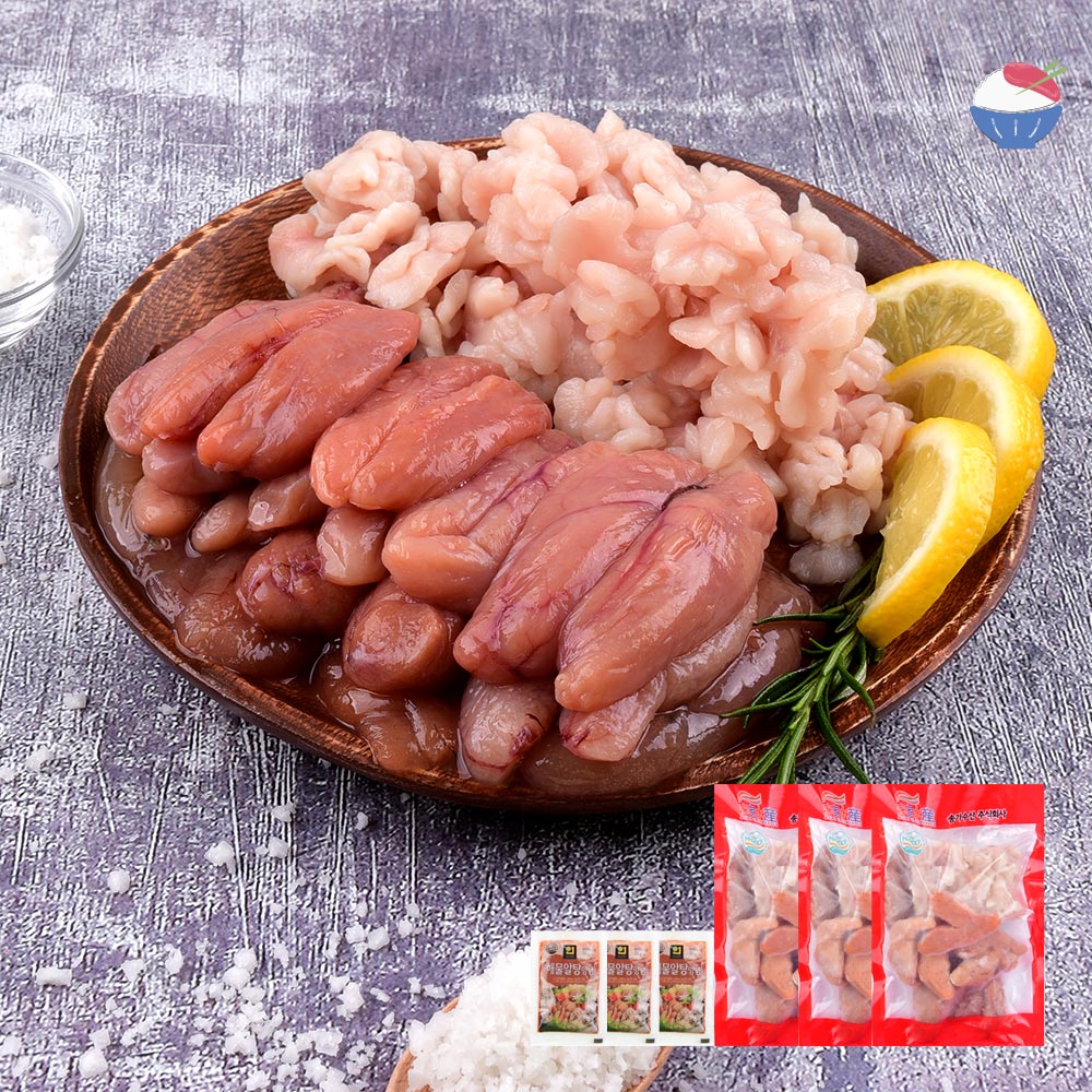[송가수산] 송송 해물탕 모듬알탕S 350g 3팩 + 소스포함 : 송송명란