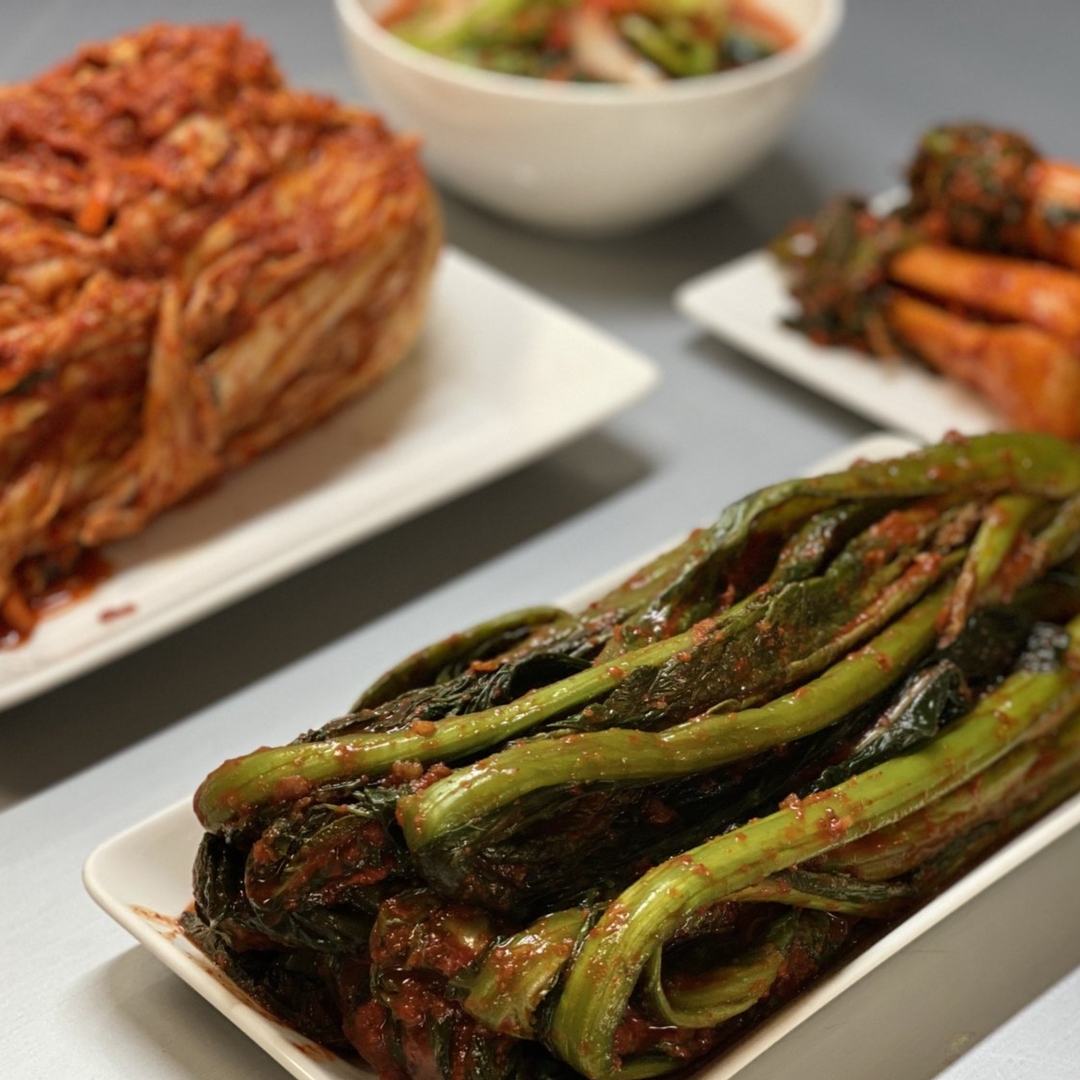 전라도 순천 가정식 김치 갓김치 2kg : 지리산자연밥상