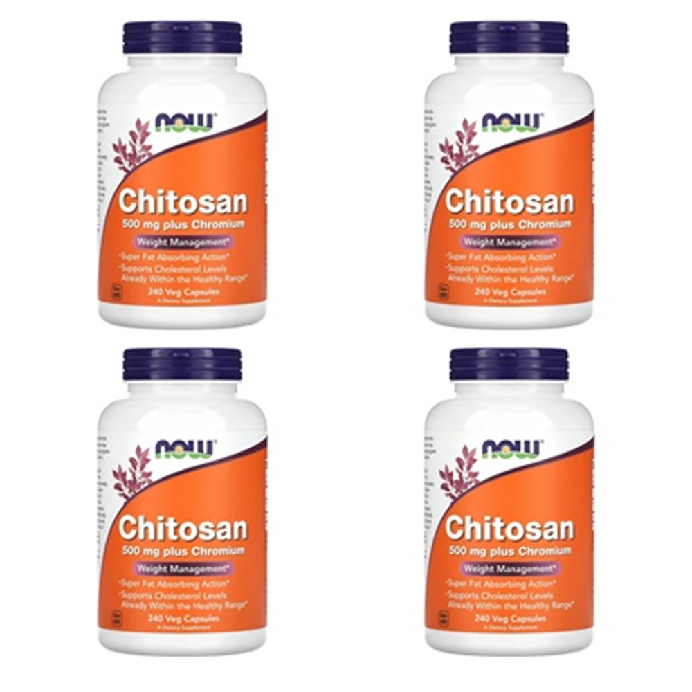 나우푸드 키토산 500 mg 240 베지 캡슐 4개 : 왕코넷