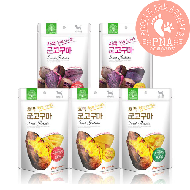 더내추럴 강아지 고구마 간식 군고구마 스틱 300g : 피앤에이컴퍼니