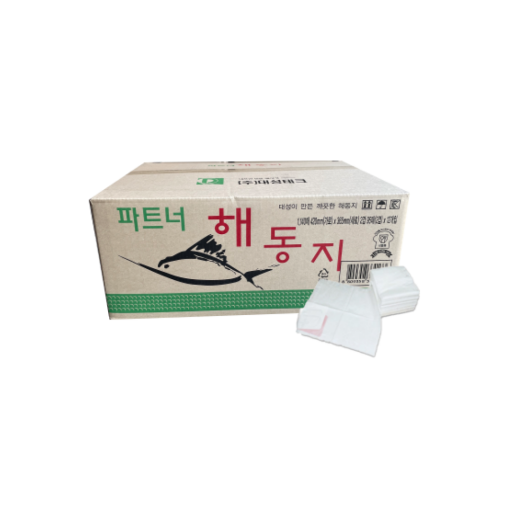 파트너 해동지 횟감 핏물제거 1140매 횟집 업소용 : 태라상사