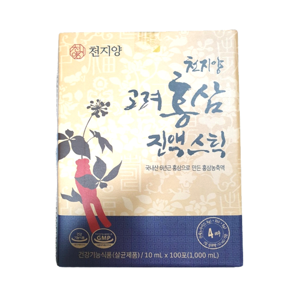 천지양 고려홍삼 진액스틱 10ml x 100개입 : 쇼핑서점